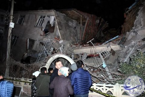 وقوع زلزله ۶.۸ ریشتری در ترکیه
