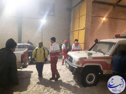 امدادرسانی به ۴۶۵ مسافر گرفتار شده در برف و کولاک اردبیل