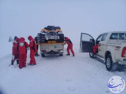 نجات ۲۶۸۵ مسافر گرفتار در برف و کولاک آذربایجان‌شرقی
