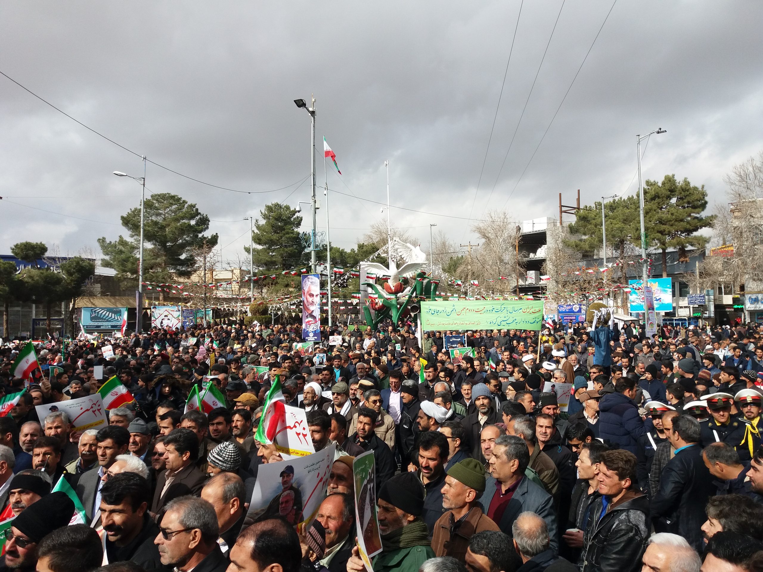 برگزاری راهپیمایی ۲۲ بهمن با گرامیداشت یاد سردار سلیمانی