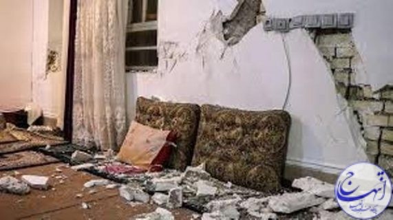زلزله خان زنیان شیراز به منازل مسکونی ۶۰ مددجوی کمیته امداد خسارت زد