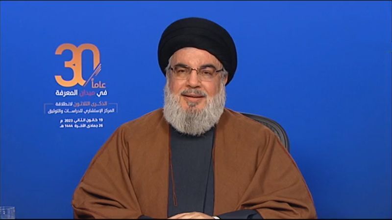 سیدحسن نصرالله: ما در لبنان به دولت و رئیس جمهور قوی نیاز داریم / رژیم صهیونیستی جرأت حمله به لبنان را ندارند سیدحسن نصرالله: ما در لبنان به دولت و رئیس جمهور قوی نیاز داریم / رژیم صهیونیستی جرأت حمله به لبنان را ندارند