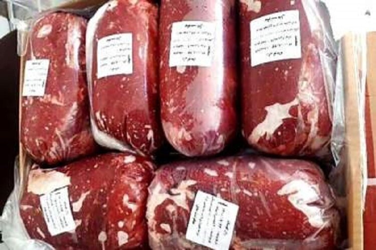 توزیع ۳۸۰ تن گوشت منجمد کشتار داخل در خراسان شمالی