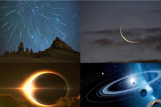 آغاز سال ۱۴۰۲ با رؤیت هلال ماه رمضان و مقارنه ۲ جرم‌ آسمانی/حضور ارباب حلقه‌ها در کنار ماه کامل