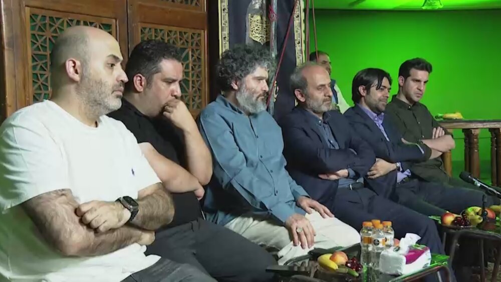 جبلی در پشت صحنه برنامه محرمی + ویدئو