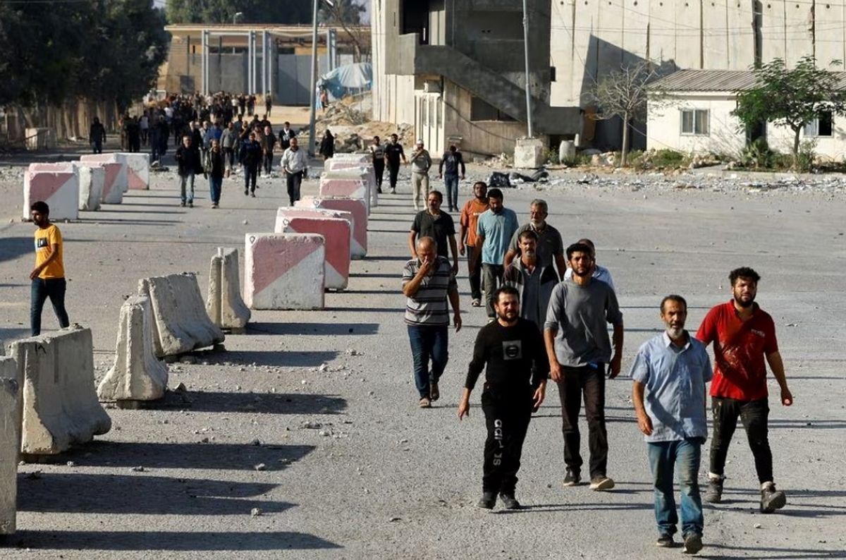 هزاران کارگر فلسطینی به غزه توسط ارتش اسرائیل تبعید شدند