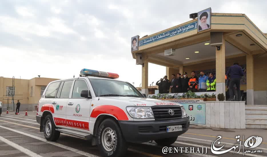 ۱۳ پایگاه امدادی جمعیت هلال‌احمر یزد با طرح زمستانه در جاده ها مستقر شدند