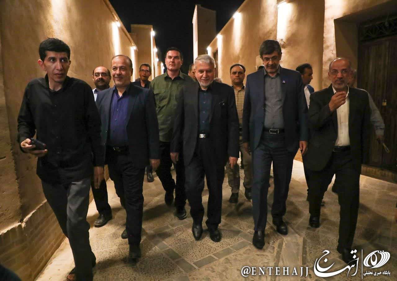 وزیر میراث فرهنگی، گردشگری و صنایع دستی در یزد از بافت تاریخی شهرستان میبد و تفت بازدید کرد/افتتاح گذر تاریخی در بفروئیه میبد