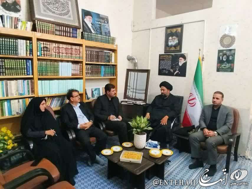 دیدار فرماندار زارچ با امام جمعه شهرستان زارچ در اولین روز هفته دولت